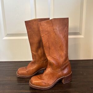 FRYE Campus Boot in Saddle